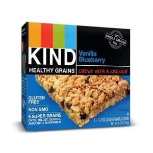 Kind Healthy Grains Granola Bars Vanilla Blueberry -- 30 Bars