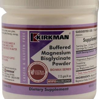 Kirkman Buffered Magnesium Bisglycinate Powder -- 4 oz