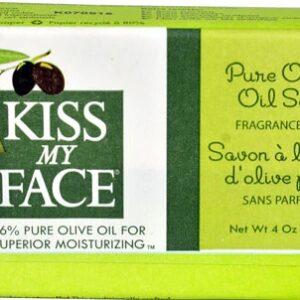 Kiss My Face Pure Olive Oil Bar Soap Fragrance Free -- 4 oz