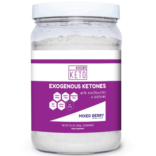 Kiss My Keto Exogenous Ketones Mixed Berry -- 20 Servings