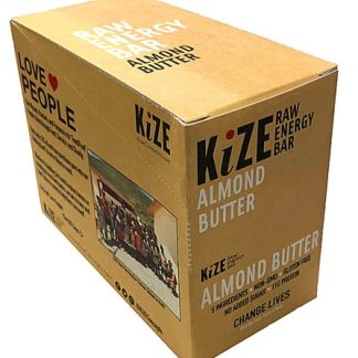 Kize Raw Energy Bar 11g Protein Gluten Free Almond Butter -- 10 Bars