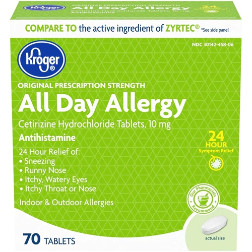 Kroger® All Day Allergy -- 70 Tablets