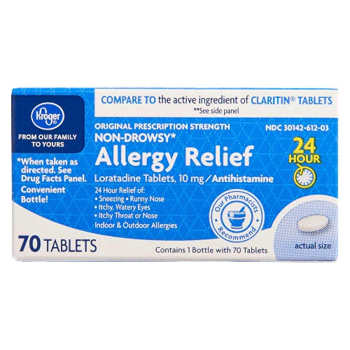 Kroger Allergy Relief -- 10 mg - 70 Tablets