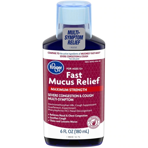 Kroger® Fast Mucus Relief Severe Congestion & Cough -- 6 fl oz