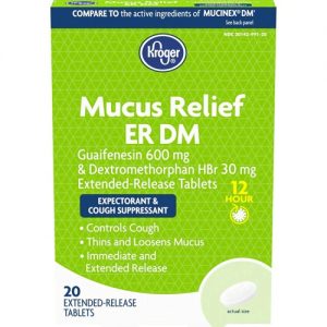 Kroger® Mucus Relief ER DM Regular Strength -- 20 Extended Release Tablets