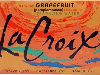 La Croix All Natural Sparkling Water Natural Grapefruit -- 8 Cans