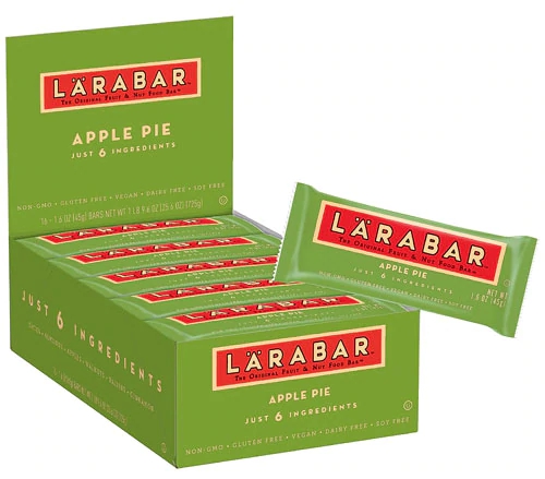 Larabar Fruit & Nut Food Bar Gluten Free Apple Pie -- 16 Bars