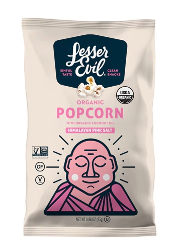 LesserEvil Buddha Bowl™ Organic Popcorn Himalayan Pink -- 0.88 oz