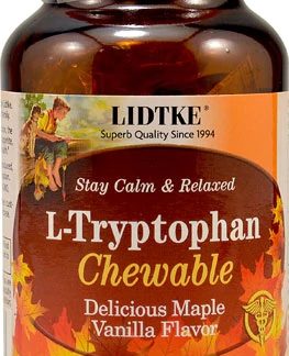 Lidtke Technologies L-Tryptophan Chewable Maple Vanilla -- 60 Tablets