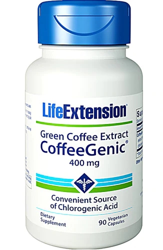 Life Extension CoffeeGenic™ Green Coffee Extract -- 400 mg - 90 Vegetarian Capsules