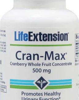 Life Extension Cran-Max® -- 500 mg - 60 Vegetarian Capsules
