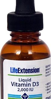 Life Extension Liquid Vitamin D3 Mint -- 2000 IU - 1 fl oz