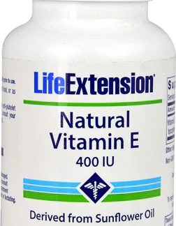 Life Extension Natural Vitamin E -- 400 IU - 90 Softgels