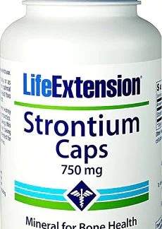 Life Extension Strontium Caps -- 750 mg - 90 Vegetarian Capsules