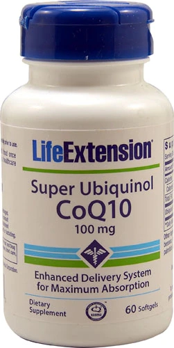 Life Extension Super Ubiquinol CoQ10 -- 100 mg - 60 Softgels
