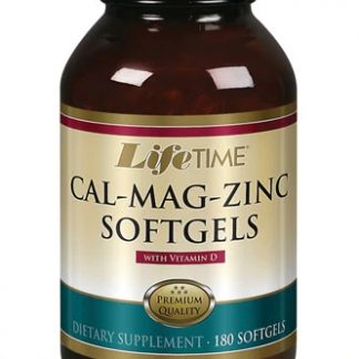 Lifetime Cal-Mag-Zinc with Vitamin D -- 180 Softgels