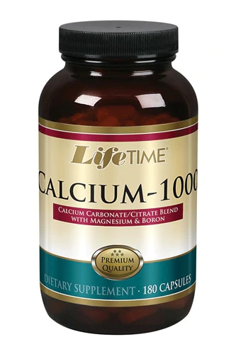 Lifetime Calcium Citrate 1000 with Magnesium and Boron -- 180 Capsules