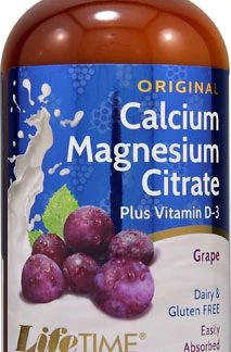 Lifetime Liquid Calcium Magnesium Citrate plus Vitamin D-3 Grape -- 16 fl oz