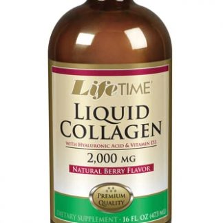 Lifetime Liquid Collagen with Hyaluronic Acid and Vitamin D3 Berry -- 2000 mg - 16 fl oz
