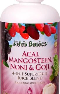 Lifetime Noni Mangosteen Goji Berry and Acai Juice Blend -- 32 fl oz