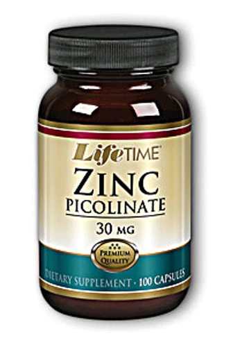 Lifetime Zinc Picolinate -- 30 mg - 100 Capsules