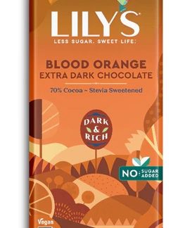 Lily's Dark Chocolate with Stevia Blood Orange -- 2.8 oz