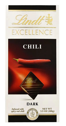 Lindt Excellence Chocolate Bar Dark Chili -- 3.5 oz