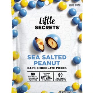 Little Secrets LLC Dark Chocolate Candies Sea Salted Peanut -- 5 oz