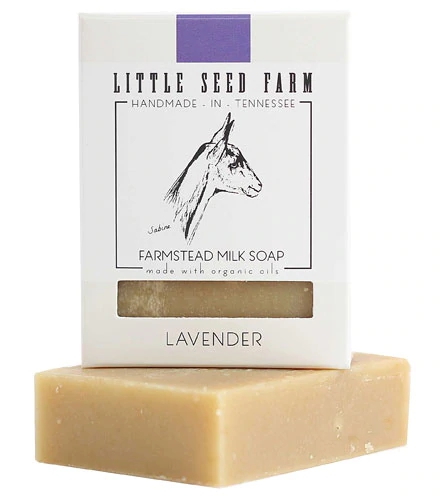 Little Seed Farm Lavender Cleansing Body & Facial Bar -- 4.75 oz