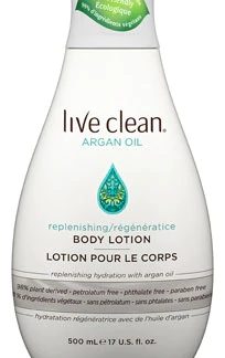 Live Clean Argan Oil Replenishing Body Lotion -- 17 fl oz