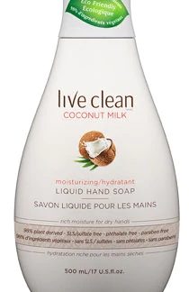 Live Clean Coconut Milk Moisturizing Hand Soap -- 17 fl oz