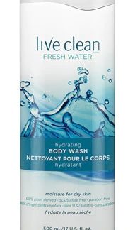 Live Clean Fresh Water Hydrating Body Wash -- 17 fl oz