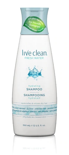 Live Clean Fresh Water Hydrating Shampoo -- 12 fl oz