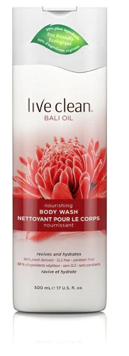 Live Clean Nourishing Body Wash Bali Oil -- 17 fl oz