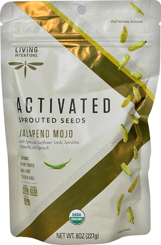 Living Intentions Activated Sprouted Seeds Jalapeno Mojo -- 8 oz