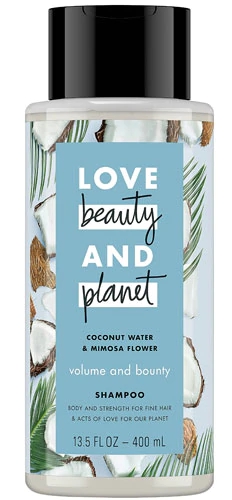 Love Beauty and Planet Shampoo Volume and Bounty Coconut Water and Mimosa Flower -- 13.5 fl oz