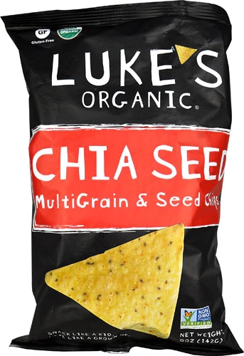 Luke's Organic Multigrain & Seed Chips Chia Seed -- 5 oz