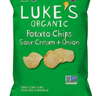 Luke's Organic Potato Chips Gluten Free Sour Cream & Onion -- 4 oz
