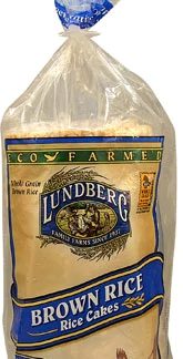 Lundberg Brown Rice Cakes Lightly Salted -- 8.5 oz