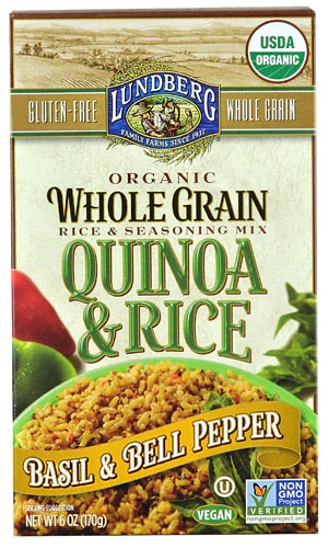 Lundberg Organic Quinoa & Rice Basil & Bell Pepper -- 6 oz