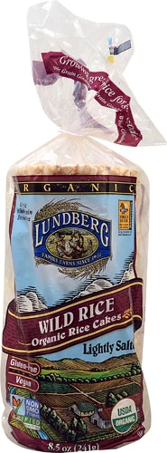 Lundberg Organic Wild Rice Cakes Lightly Salted -- 8.5 oz