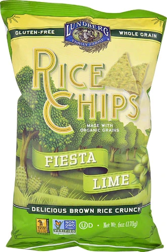 Lundberg Rice Chips Fiesta Lime -- 6 oz
