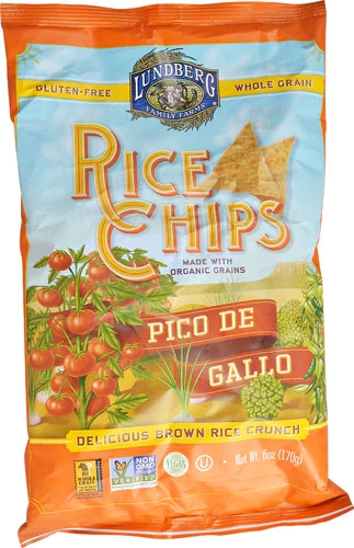 Lundberg Rice Chips Pico De Gallo -- 6 oz