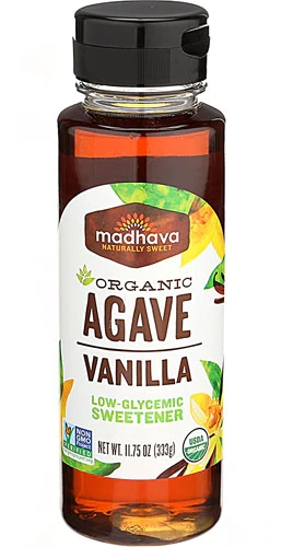 Madhava Organic Agave Nectar Vanilla -- 11.75 oz