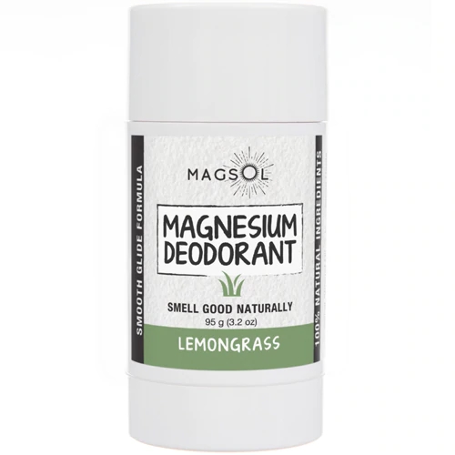 Magsol Magnesium Deodorant Lemongrass -- 3.2 oz