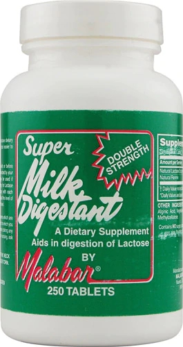 Malabar Super Milk Digestant -- 250 Tablets