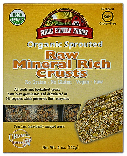 Mauk Family Farms Organic Sprouted Raw Crusts Mineral Rich -- 4 oz