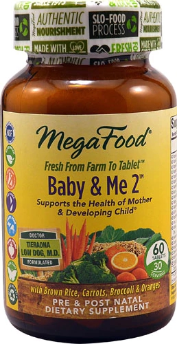 MegaFood Baby & Me 2™ -- 60 Tablets