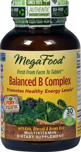 MegaFood Balanced B Complex -- 30 Tablets