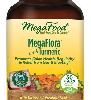 MegaFood MegaFlora® with Turmeric -- 50 billion - 60 Capsules